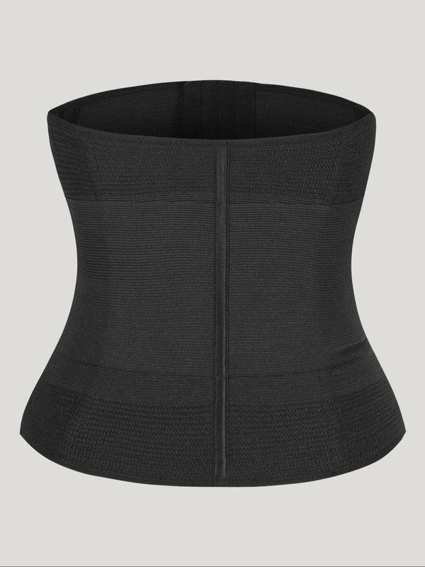 Women's Solid Faja Shapewear Tummy Control, Useful Waist Trainer, Adjustable Hook and Eye Closure Shapewear Bodysuit, Back-to-school Clothing, Women's Sexy Shapewear Clothing, Fall Wear 2024, Fallfreshness Clothes, Fall Wear Black Girl