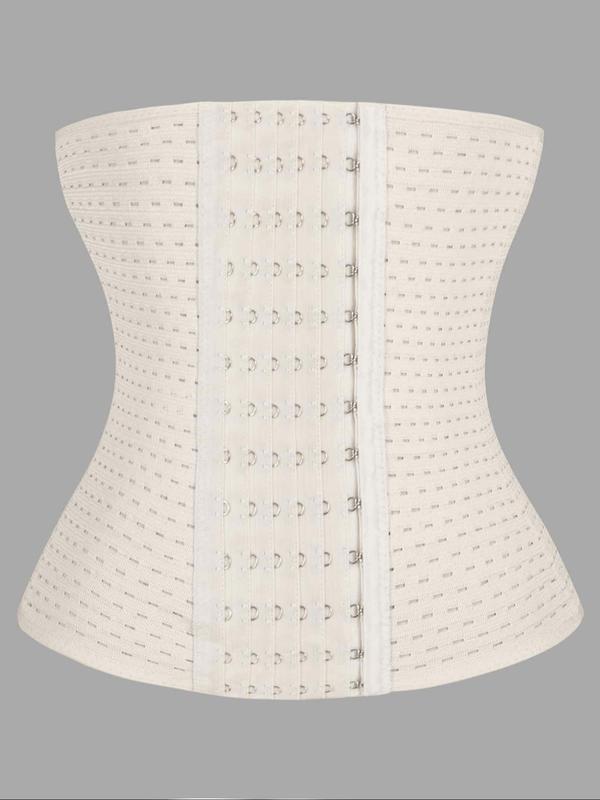 Women's Adjustable Hook & Eye Closure Corset Belt, Breathable Comfortable Tummy Control Shaper, Tummy Tuck Waist Cincher for Women