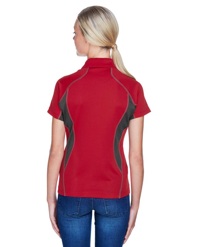 North End Ladies' Serac UTK CoolLogik™ Performance Zippered Polo