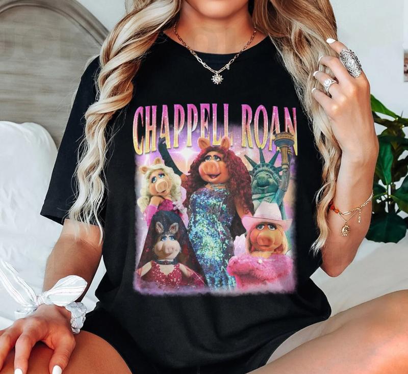 Miss Piggy Chappell Roan Bootleg Music Retro Shirt, Gift For Fan Top Womenswear Underwear Streetwear