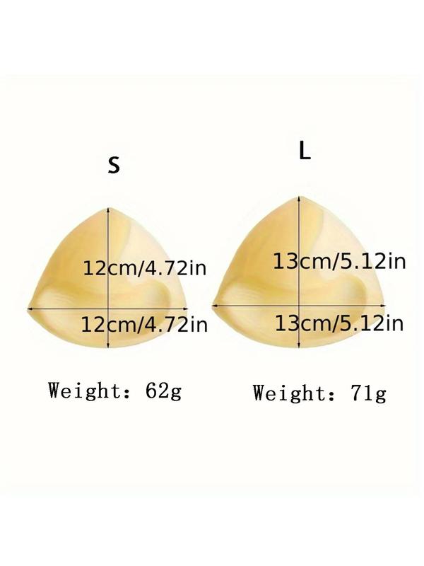 Women's Summer Triangle Design Self Adhesive Bra Pad, Comfortable Breathable Push Up Bra Insert for Daily Wear, Sticky Insert Underwear, Lingerie Accessories for All Seasons, Summer Wear 2024